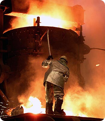 USS New York Keel Pouring
